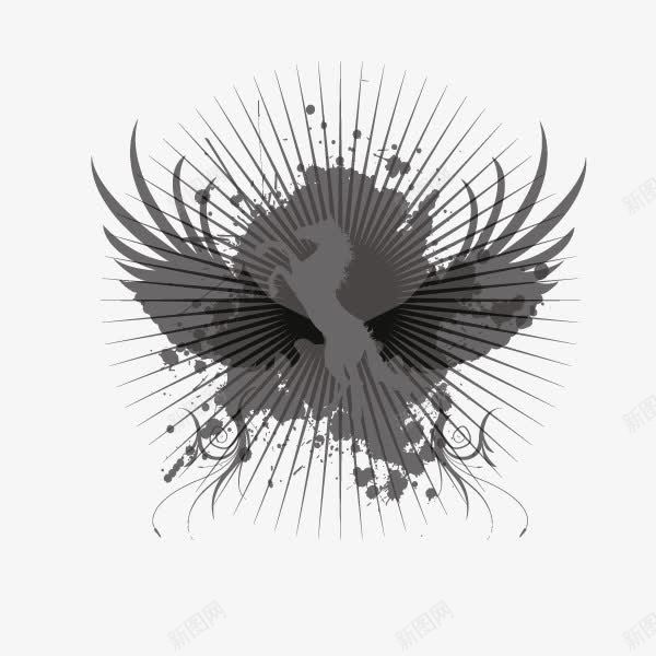 装饰图案马灰色背景花纹png免抠素材_88icon https://88icon.com 灰色背景 花纹 装饰图案 马