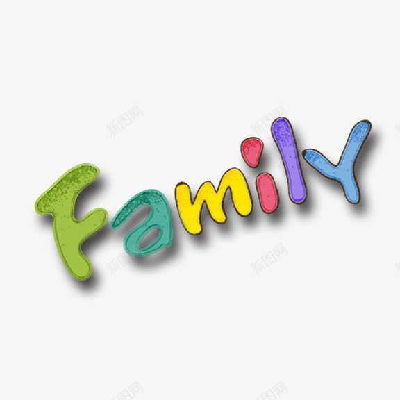 FAMILY艺术字png免抠素材_88icon https://88icon.com FAMILY艺术字 彩色 艺术字