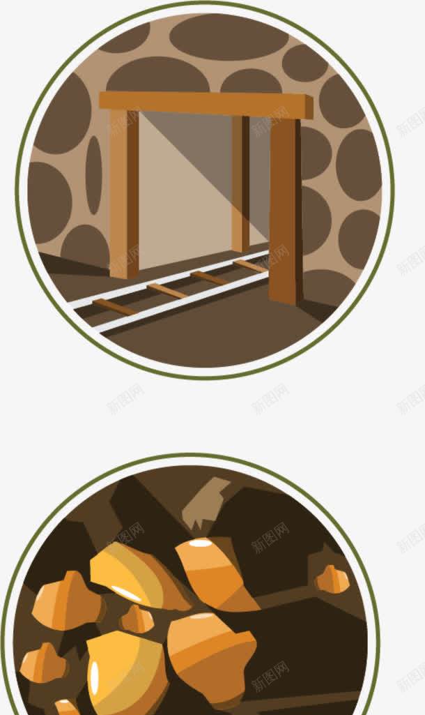 挖矿铁路png免抠素材_88icon https://88icon.com 开采矿物 挖矿 挖金矿 矿产 矿产资源 金矿 铁路