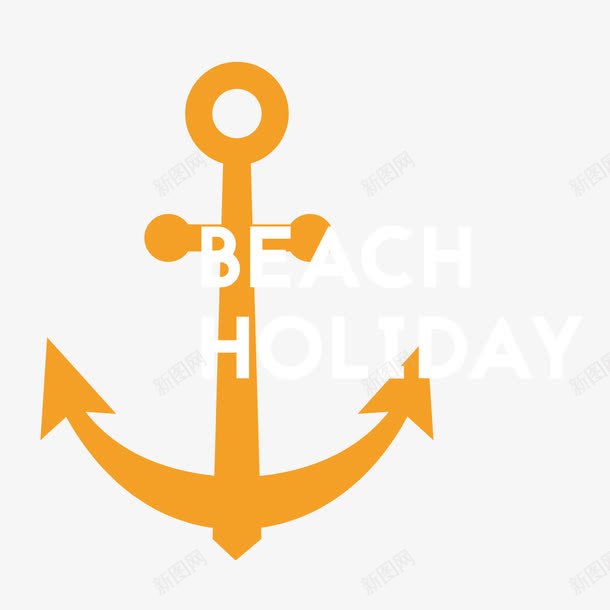 水里的锚png免抠素材_88icon https://88icon.com 工具 扁平 锚