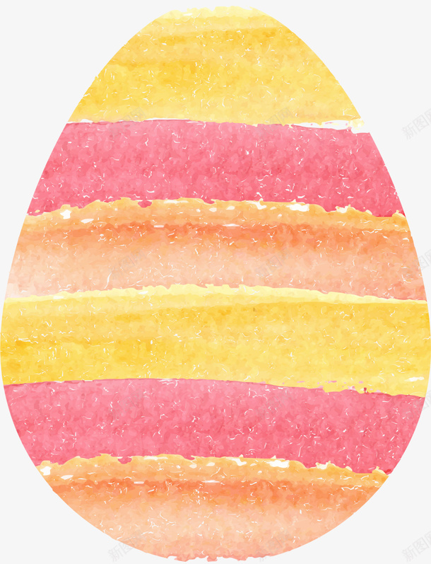 黄色水彩复活节彩蛋png免抠素材_88icon https://88icon.com Easter Happy 复活节 复活节快乐 彩蛋 水彩线条