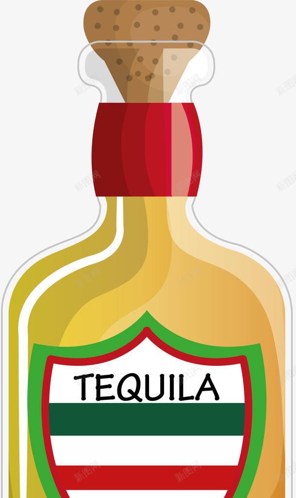 黄色卡通龙舌兰酒png免抠素材_88icon https://88icon.com 聚会 聚餐 装饰图案 酒会 黄色美酒 龙舌兰酒