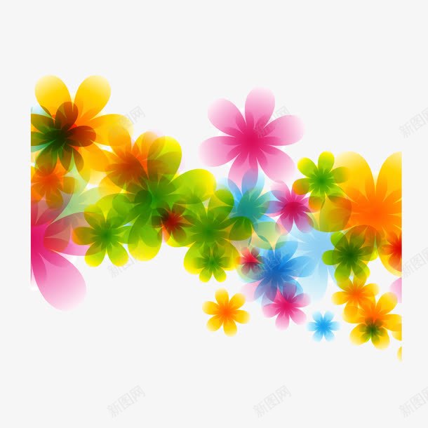 卡通抽象炫彩梦幻花png免抠素材_88icon https://88icon.com 卡通 抽象 梦幻 炫彩 花