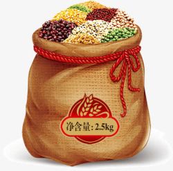 一麻袋豆子png图片下载 一麻袋豆子素材