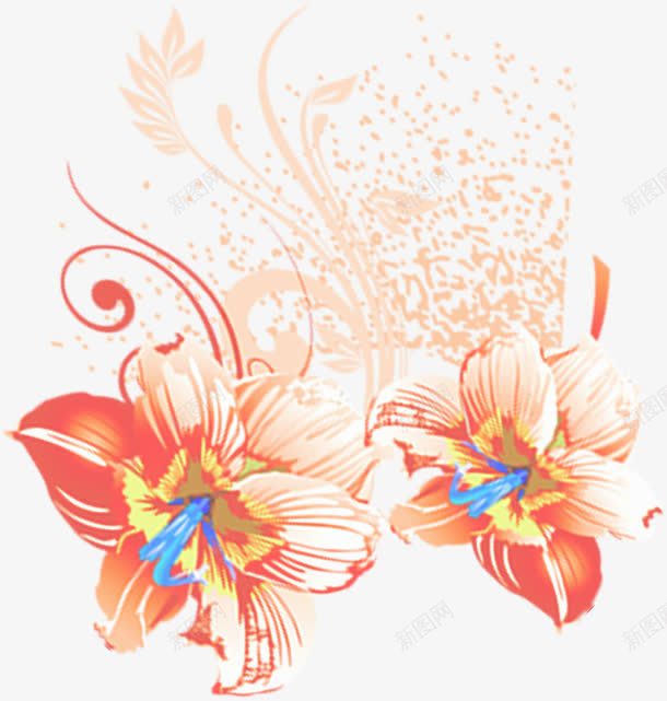 散落飘扬的花瓣花卉彩绘png免抠素材_88icon https://88icon.com 彩绘 散落 花卉 花瓣 飘扬