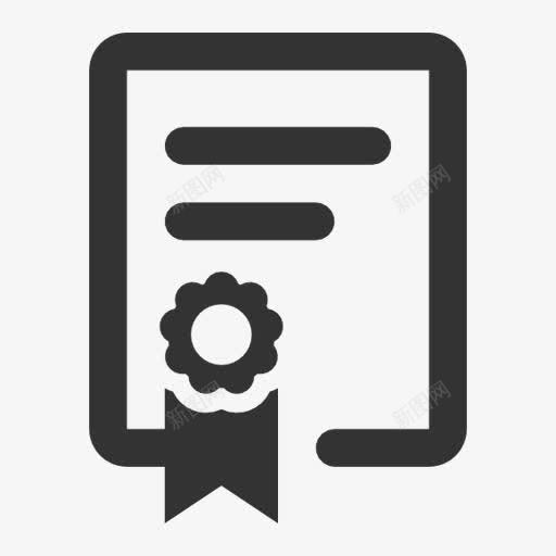 毕业证书图标png免抠素材_88icon https://88icon.com 证书