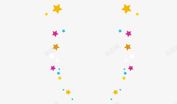 漂浮小星星png免抠素材_88icon https://88icon.com 五角星 彩色 漂浮小星星