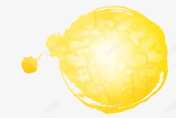 黄色波点png免抠素材_88icon https://88icon.com 波点 黄色