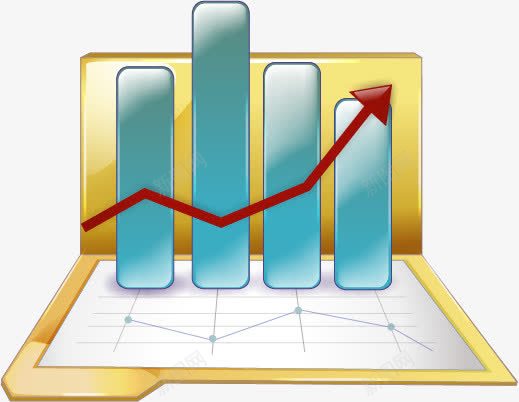 手绘业绩上升图表矢量图ai免抠素材_88icon https://88icon.com 业绩图表 办公 卡通 手绘 数字图表 矢量图