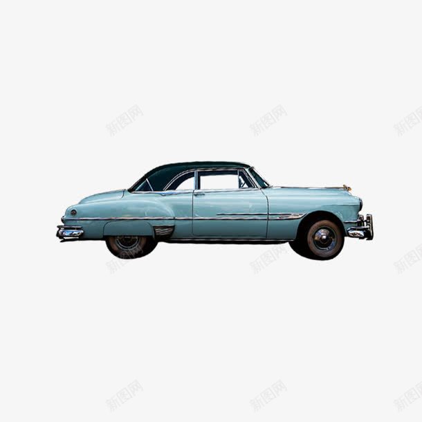 老款汽车png免抠素材_88icon https://88icon.com 年代感 旧式 蓝色