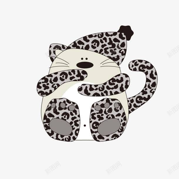 卡通动物服装图案png免抠素材_88icon https://88icon.com 免费 免费下载 动物 可爱卡通 服装图案 案 猫 白色 面料图库