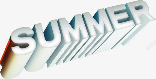summer夏天白色立体字png免抠素材_88icon https://88icon.com summer 夏天 白色 立体 素材