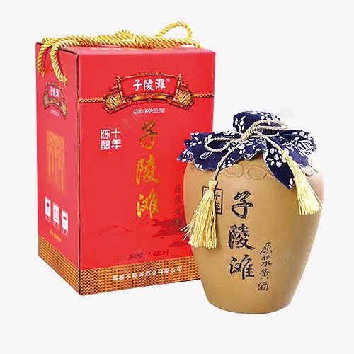 子陵滩绍兴黄酒png免抠素材_88icon https://88icon.com 子陵滩黄酒 绍兴花雕 绍兴酒 绍兴黄酒 陶瓷瓶花雕酒