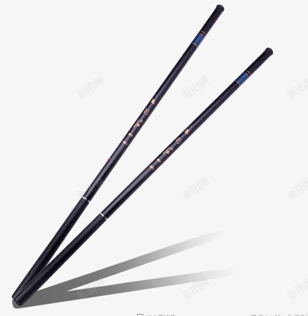 两根超硬鱼竿png免抠素材_88icon https://88icon.com 产品实物 日用百货 超硬 鱼竿