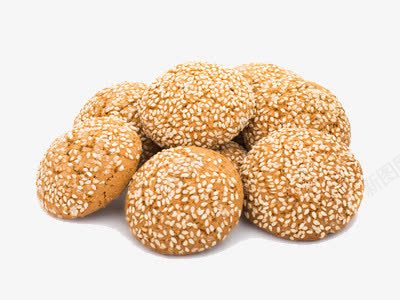 油炸芝麻球png免抠素材_88icon https://88icon.com 加工 面粉 食品