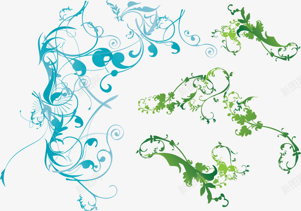 卷曲植物花纹png免抠素材_88icon https://88icon.com 卷曲纹理 卷曲花纹 植物纹理 植物花纹 纹理