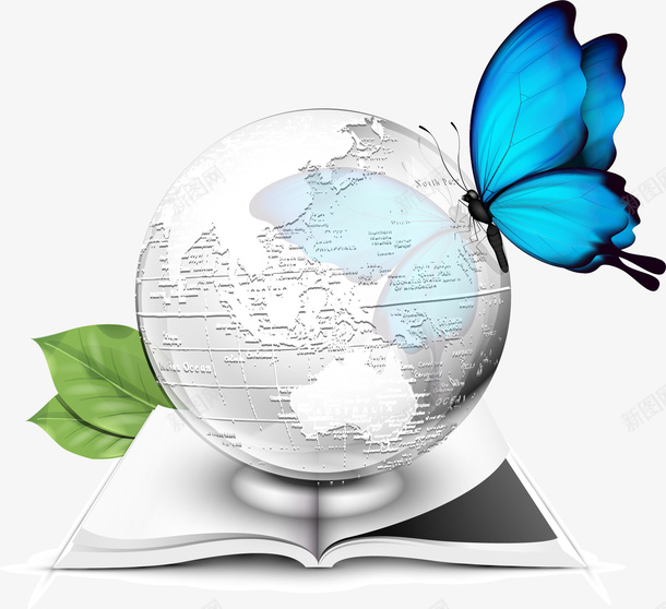 立体地球矢量图ai免抠素材_88icon https://88icon.com 地球 立体 蝴蝶 矢量图