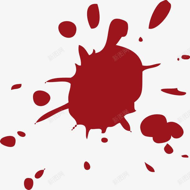 血迹png免抠素材_88icon https://88icon.com 红色 血印 血液 血腥 血迹