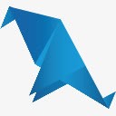 飞舞的千纸鹤png免抠素材_88icon https://88icon.com 千纸鹤 蓝色 飞舞