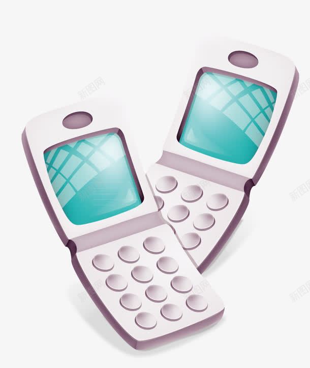 老式手机png免抠素材_88icon https://88icon.com 小灵通 手机 矢量小灵通 老人机