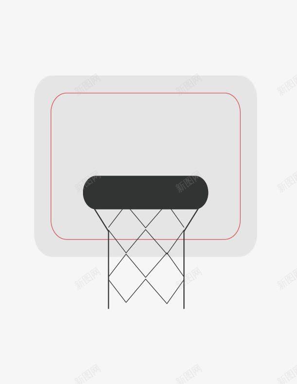 儿童投篮框png免抠素材_88icon https://88icon.com 儿童 投篮 篮筐