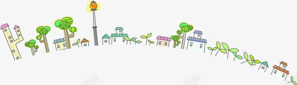 绿色树叶建筑装饰png免抠素材_88icon https://88icon.com 建筑 树叶 绿色 装饰