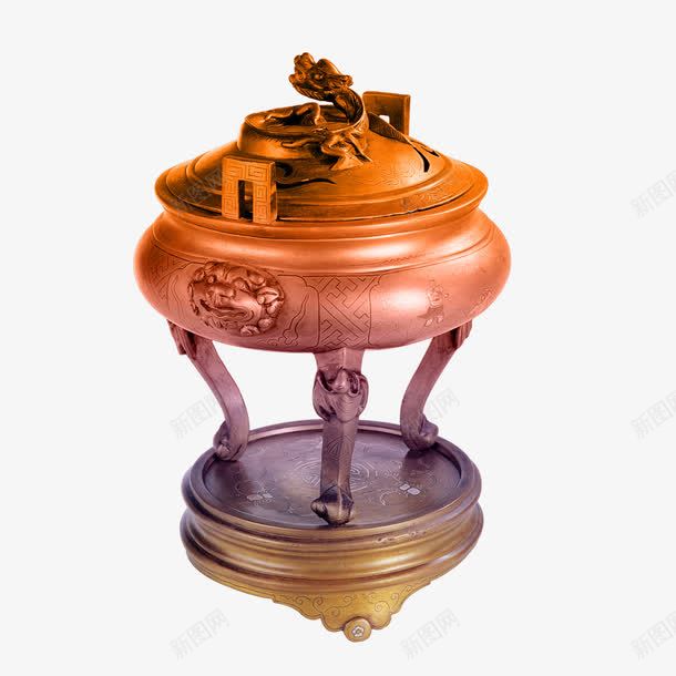 古鼎psd免抠素材_88icon https://88icon.com 古风 文物 金鼎