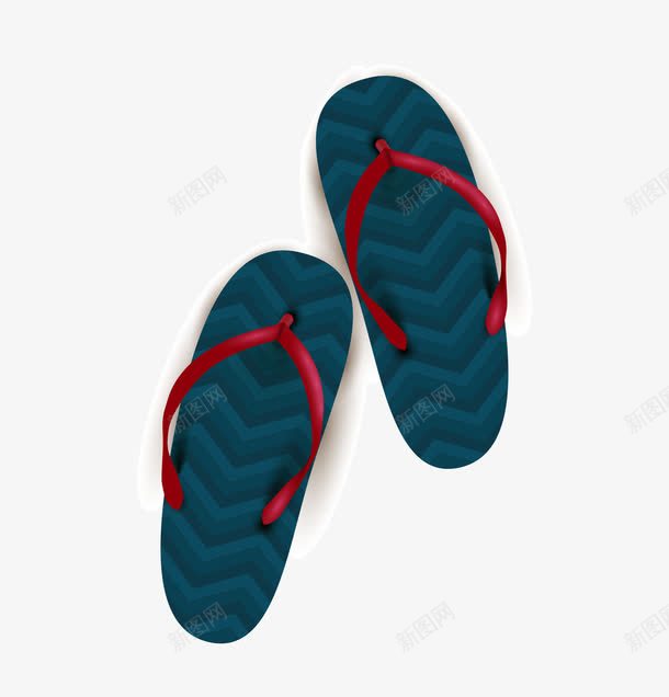 手绘拖鞋png免抠素材_88icon https://88icon.com 人字拖 手绘 拖鞋