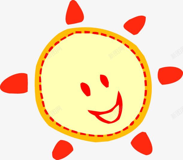 卡通手绘可爱太阳png免抠素材_88icon https://88icon.com 卡通 可爱 太阳 手绘