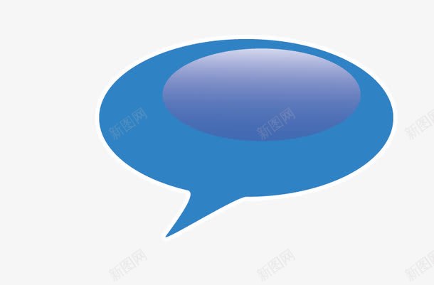 蓝色对话框矢量图eps免抠素材_88icon https://88icon.com 气泡边框 矢量边框 蓝色对话框 边框 边框素材 矢量图