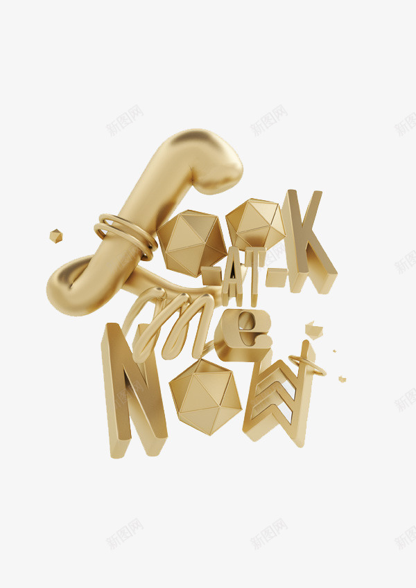 金属3d英文几何psd免抠素材_88icon https://88icon.com 3d 几何 英文 金属