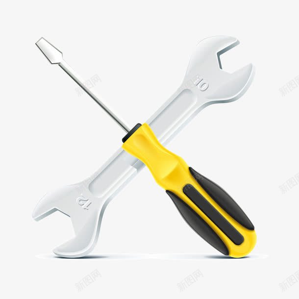 手绘扳手螺丝刀工具png免抠素材_88icon https://88icon.com 手绘 扳手 螺丝刀工具素材