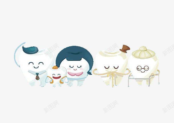 牙牙乐png免抠素材_88icon https://88icon.com 友谊 洁白 牙齿