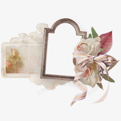 复古欧式花朵相框png免抠素材_88icon https://88icon.com PNG 免费PNG 复古 欧式 花朵装饰