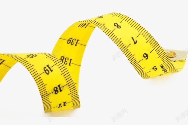 黄色的测量尺子png免抠素材_88icon https://88icon.com 刻度 尺子 数字 测量 黄色