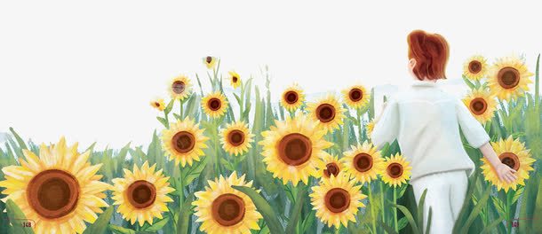 向日癸背景花纹图案png免抠素材_88icon https://88icon.com 花朵 花纹图案