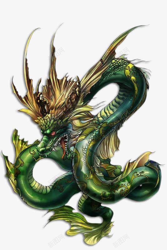 蛟龙出水蛟龙png免抠素材_88icon https://88icon.com 出水 蛟龙