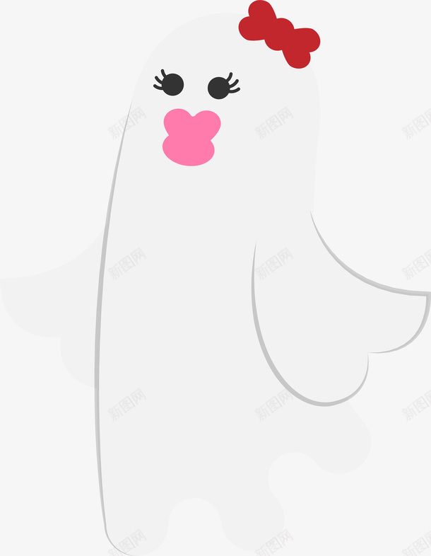 卡通可爱万圣节幽灵png免抠素材_88icon https://88icon.com 万圣节 卡通幽灵 可爱 矢量图案 节日 装饰 趣味
