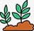 卡通植物png免抠素材_88icon https://88icon.com 卡通 植物 泥巴 绿叶