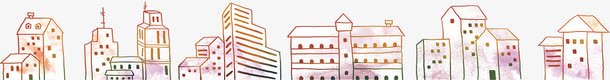 城市线条png免抠素材_88icon https://88icon.com 城市手绘 城市素材 手绘素材 手绘线条