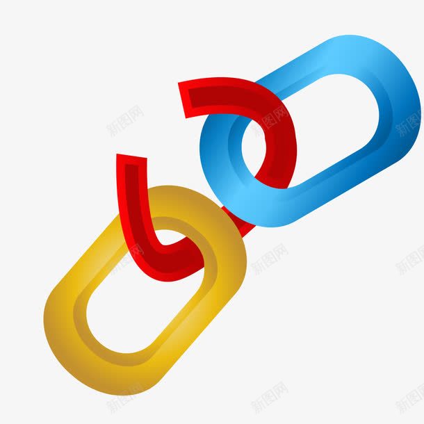 彩色链条图案png免抠素材_88icon https://88icon.com 图案 彩色 彩色链条图案 链条