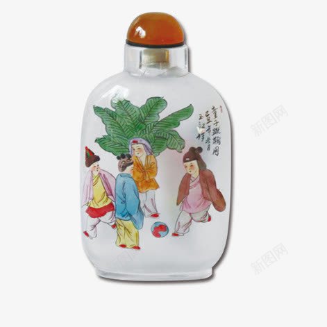 内画鼻烟壶png免抠素材_88icon https://88icon.com 工艺画