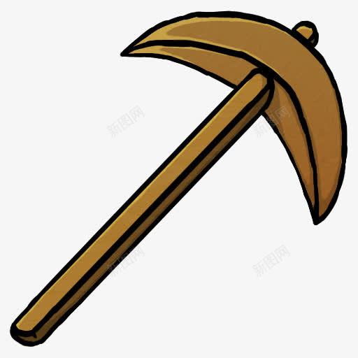 木鹤嘴锄minecrafticonspng免抠素材_88icon https://88icon.com Pickaxe Wooden 木 鹤嘴锄