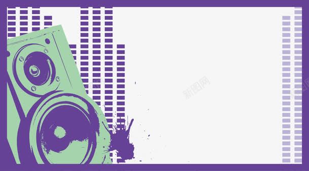 音箱装饰底纹淘宝紫色png免抠素材_88icon https://88icon.com 音箱装饰底纹淘宝素材紫色矢量素材