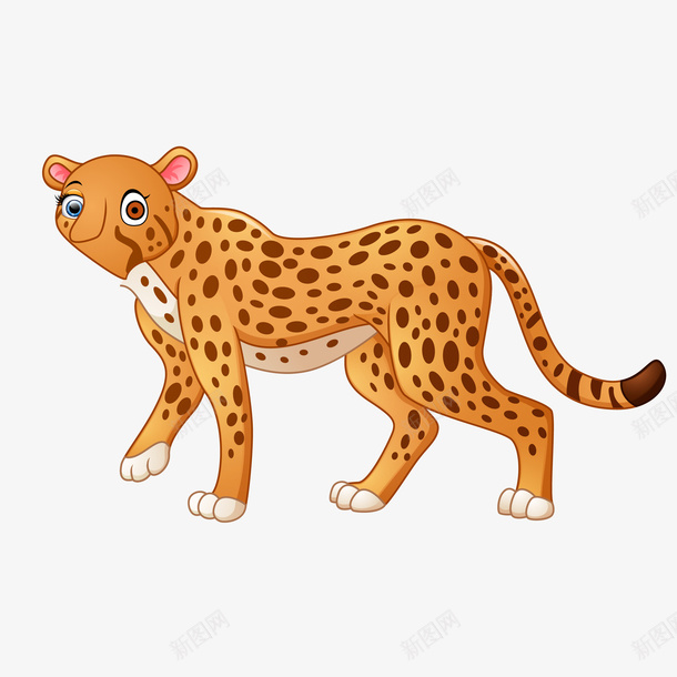 卡通豹子矢量图eps免抠素材_88icon https://88icon.com PNG图 PNG图下载 创意卡通 动物插图 卡通 卡通插图 卡通花豹 插图 矢量图 花豹 豹子