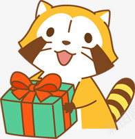 卡通狸猫png免抠素材_88icon https://88icon.com 卡通 狸猫 礼物