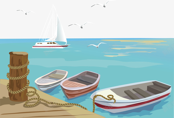 海边轮船矢量图eps免抠素材_88icon https://88icon.com 海边 海边轮船 矢量轮船 轮船 轮船PNG 矢量图