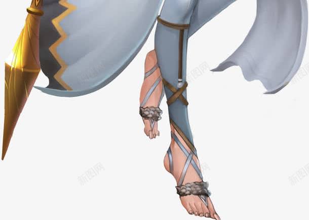 魔幻白衣长枪女战士png免抠素材_88icon https://88icon.com 战士 白衣 长枪 魔幻