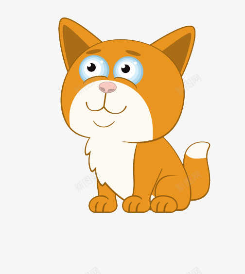 卡通手绘黄色狗狗png免抠素材_88icon https://88icon.com 动物 卡通 家畜 小狗 手绘 狗狗 生物 黄色
