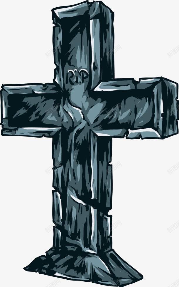 阴森十字架墓碑png免抠素材_88icon https://88icon.com 十字架 墓碑 矢量阴森十字架墓碑 阴森十字架墓碑矢量图